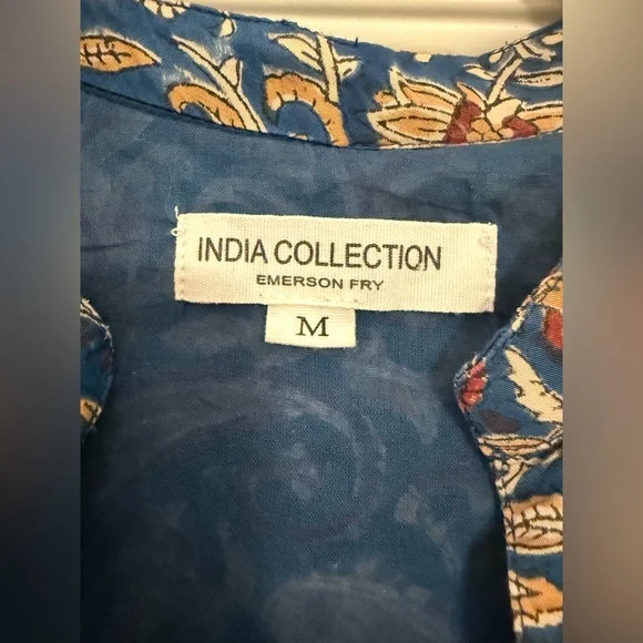 Emerson Fry India Collection Frances 3 Dress - Tamara Size Medium - Picture 4 of 13